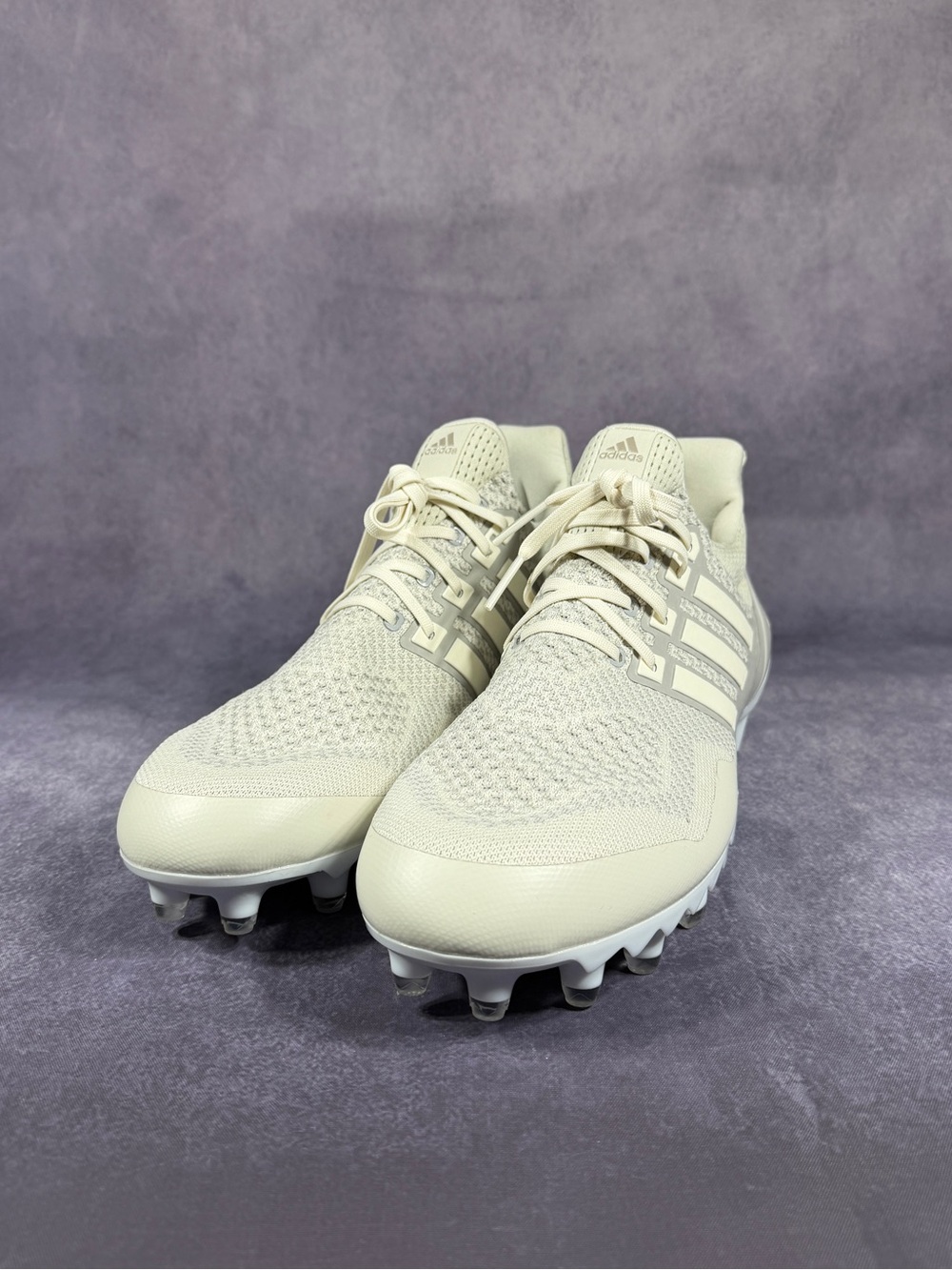 Adidas Ultraboost Cream Chalk Clear Granite Football Cleats Men’s 12 JP7409 NEW